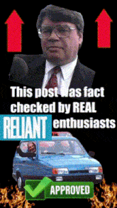 Reliant Enthusiast Facts GIF - Reliant Enthusiast Facts Fact Checked GIFs