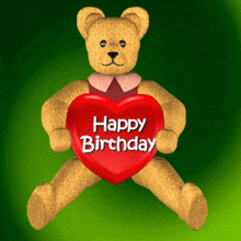 Happy Birthday Teddy Bear Birthday GIF - Happy Birthday Teddy Bear Birthday Teddy Bear Happy Birthday GIFs