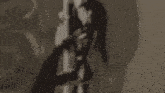 a picture of a woman holding a sword with the words production partners at the bottom
