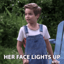 Her Face Lights Up Brings Her Joy GIF - Her Face Lights Up Brings Her Joy Happy GIFs