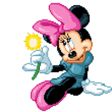 Minnie Flower GIF - Minnie Flower Beautiful Eyes GIFs