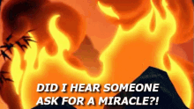 Did I Hear Someone Ask For A Miracle?! - Mulan GIF - Mulan Disney Mushu GIFs
