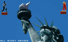 Fire Vs. Ice GIF - Fireball Statue Of Liberty Ken GIFs