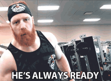 Hes Always Ready Stephen Farrelly GIF - Hes Always Ready Stephen Farrelly Celtic Warrior Workouts GIFs
