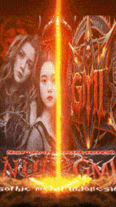 a poster for a gothic metal band called evil