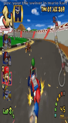 Mario Kart Double Dash Mario Memes GIF