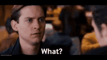 Tobey What Tobey Maguire GIF - Tobey What Tobey Maguire What GIFs