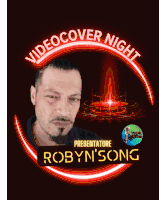 a poster for video cover night featuring robyn ' song