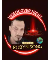 a poster for video cover night featuring robyn ' song
