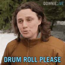 Drum Roll Please Michael Downie GIF - Drum Roll Please Michael Downie Downielive GIFs