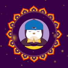 Peace Penguin GIF - Peace Penguin Diwali GIFs