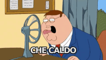 Peter Griffin Family Guy Che Caldo GIF - Peter Griffin Family Guy Its Hot GIFs