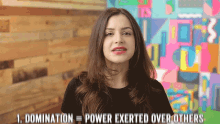 Domination Equals Power Exerted Over Others Helen Floersh GIF - Domination Equals Power Exerted Over Others Helen Floersh Command GIFs