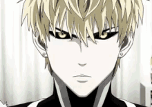 one punch man genos mad angry
