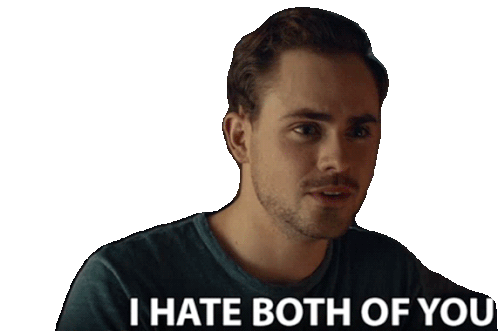 I Hate Both Of You Dacre Montgomery Sticker - I Hate Both Of You Dacre Montgomery Nick Stickers