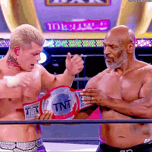 mike tyson tnt champion cody rhodes aew double or nothing