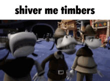 Epic Mickey Shiver Me Timbers GIF - Epic Mickey Shiver Me Timbers Oswald The Lucky Rabbit GIFs