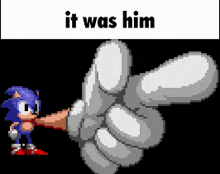 Sonic Pointing GIF - Sonic Pointing GIFs