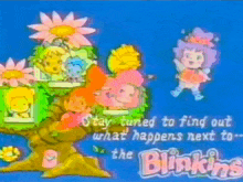 an advertisement for the blinkins shows a tree with a bunch of children in it