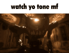 Bendy And The Ink Machine Slap GIF - Bendy And The Ink Machine Slap Watch Yo Tone GIFs