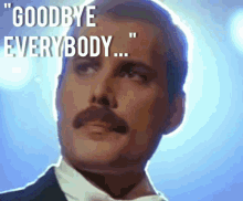 Freddie Mercury Goodbye Goobye Everyboy GIF - Freddie Mercury Goodbye Freddie Freddie Mercury GIFs