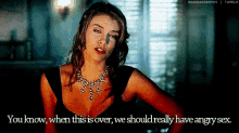 Lauren Cohan We Should Have Angry Sex GIF - Lauren Cohan We Should Have Angry Sex Spn GIFs