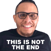 This Is Not The End Daniel Hernandez Sticker - This Is Not The End Daniel Hernandez A Knead To Bake Stickers