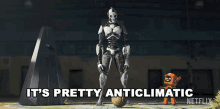 Its Pretty Anticlimatic Three Robots GIF - Its Pretty Anticlimatic Three Robots Love Death And Robots GIFs