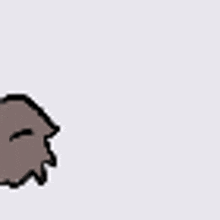 a cartoon drawing of a sheep with a smiley face on its face .