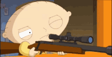 Sniper Stewie GIF - Sniper Stewie Griffin GIFs