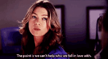 fall in love cant help greys anatomy meredith