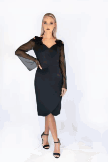 Retro Luxury Fashion Australian Designer Cocktail Dresses GIF