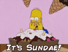 Sunday The Simpsons GIF - Sunday The Simpsons Homer GIFs