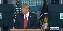 Trump Leaving GIF - Trump Leaving Press Conference GIFs