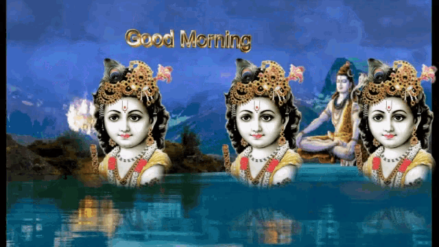 Good morning store lord krishna