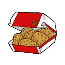 Mc Donalds Chicken Nuggets GIF