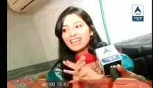 Asha Negi Interview GIF - Asha Negi Interview Smile GIFs
