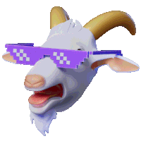 Twitch Goat Sticker