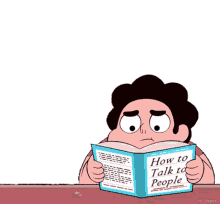 steven universe reading book self help book how to talk to people