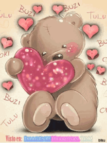 Teddy Bear Hearts GIF - Teddy Bear Hearts Love GIFs