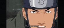 a close up of a man 's face with the words " where 's your partner " in the corner
