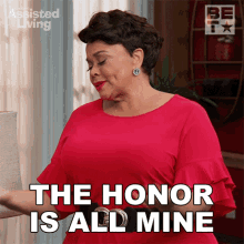 The Honor Is All Mine Cora GIF - The Honor Is All Mine Cora Assisted Living GIFs