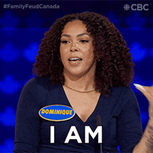 I Am Dominique GIF - I Am Dominique Family Feud Canada GIFs