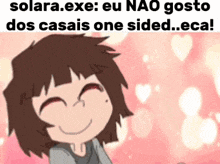 a cartoon of a girl smiling with the words solara.exe