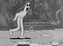 ghost man gif thirties cartoon