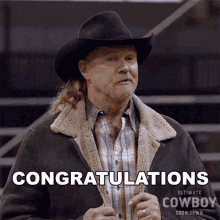 Congratulations Trace Adkins GIF - Congratulations Trace Adkins Ultimate Cowboy Showdown GIFs