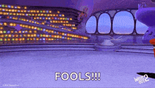 a cartoon scene from inside out 2 with the words fools