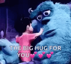 Boo Hug GIF - Boo Hug Monsters Inc GIFs