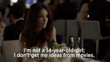 Im Not Young Anymore Dont Get My Ideas From Movies GIF - Im Not Young Anymore Dont Get My Ideas From Movies Abigail Spencer GIFs
