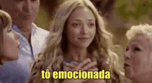 Emocionada / Mamma Mia / Lá Vamos Nós De Novo / Amanda Seyfried GIF - Amanda Seyfried Mamma Mia Mamma Mia Brasil GIFs